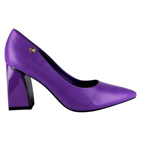 Price Shoes Tacon ejecutivo para Mujer 622989021-1MORADO