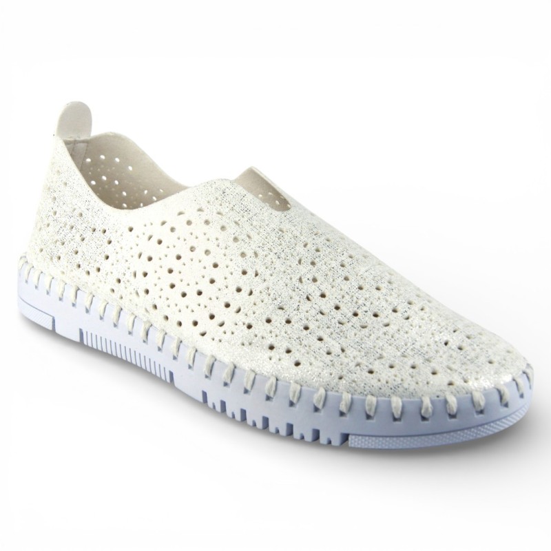 Price Shoes zapato slip-on casual para mujer 622LC-9764BLANCO