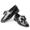 Mocasines Clásicos de Tacón Bajo en Charol 622EPT904022NEGRO