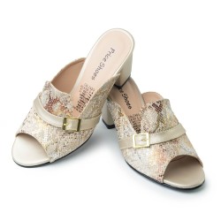 Price Shoes Tacon Moda Mujer 5421107-1CHAMPANA