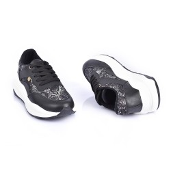 Price Shoes Tenis Moda Mujeres 282M467NEGRO