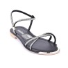 Price Shoes Sandalia Plana Para Mujer 482103NEGRO