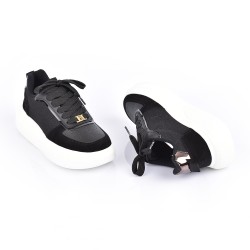 Price Shoes Tenis Moda Mujeres 822562NEGRO