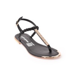 Priceshoes Sandalias Planas Mujeres 482Trestenegro