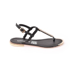 Priceshoes Sandalias Planas Mujeres 482Trestenegro