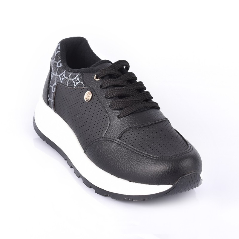 Price Shoes Tenis Casual Mujer 282M451Negro