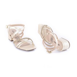 Price Shoes Sandalias Tacones Mujer 5421122CHAMPANA