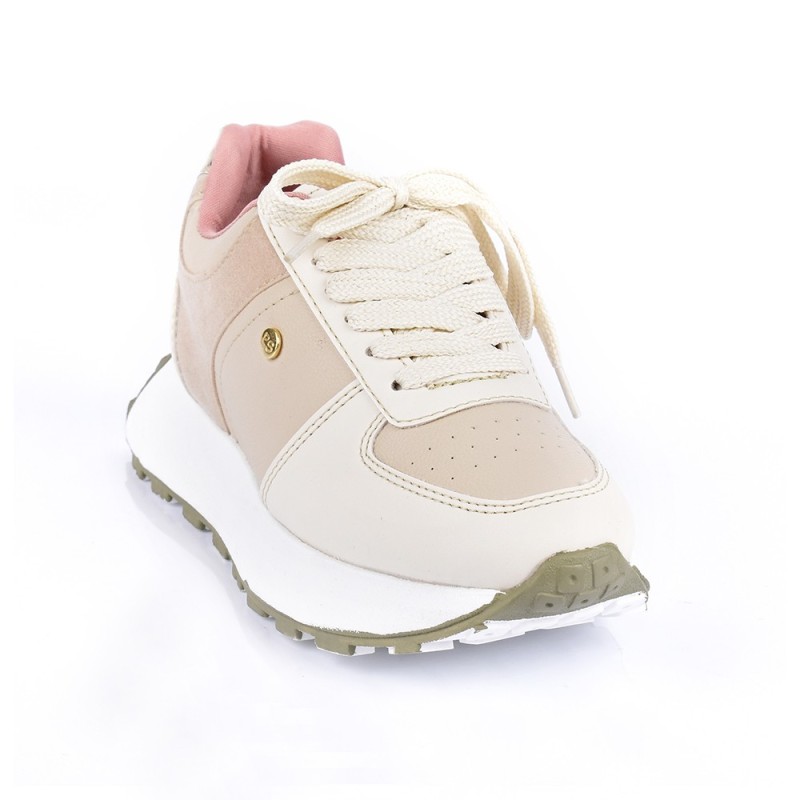Price Shoes Tenis Casuales Mujeres 822551BEIGE