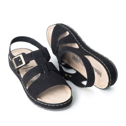 Price shoes Sandalia Plana Mujer 162531NEGRO