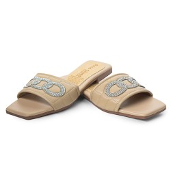 Price Shoes Sandalias Planas Para Mujer 902C1106CAMEL