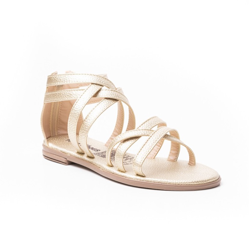Price shoes Sandalias Planas Mujer 302E354CHAMPANA
