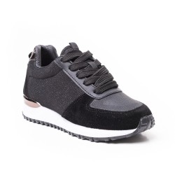 Price Shoes Tenis Casual Para Mujer 822568NEGRO
