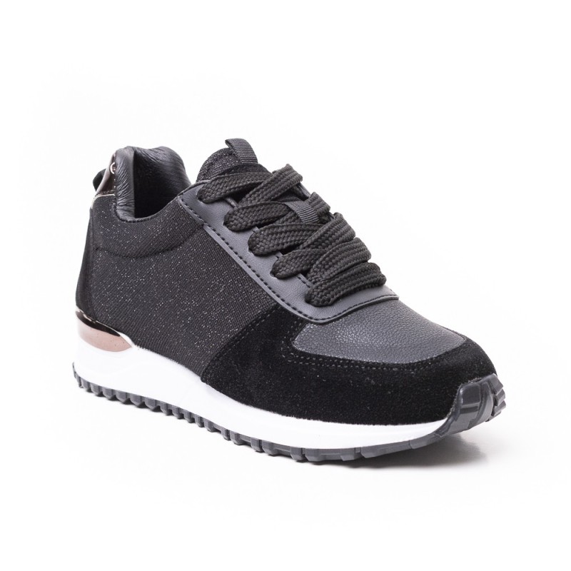 Price Shoes Tenis Casual Para Mujer 822568NEGRO