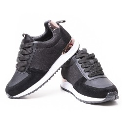 Price Shoes Tenis Casual Para Mujer 822568NEGRO