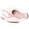 Price shoes zuecos mules de moda para mujer 6022419NUDE