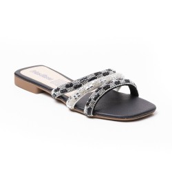 Price Shoes Sandalias Planas Para Mujer 272HV28NEGRO