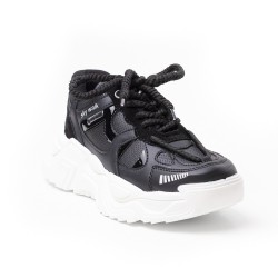 Price Shoes Tenis Moda Mujer 102024NEGRO