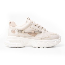 Price Shoes Tenis moda Para Mujer822613BEIGE