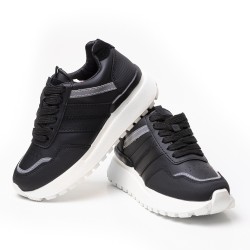 Price Shoes Tenis moda Para Mujer822596NEGRO