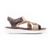 Priceshoes Sandalias Planas Mujeres 412L-75MULTICOLOR
