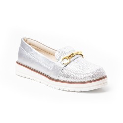 Price shoes Mocasin Casual Mujer 252A106PLATA
