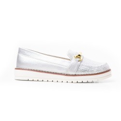 Price shoes Mocasin Casual Mujer 252A106PLATA
