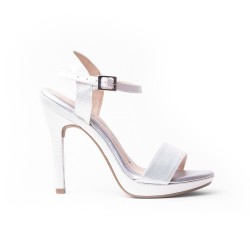 Priceshoes sandalia Tacon Dama elegante 5428974PLATA