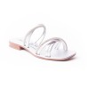 Price Shoes Sandalia Plana Para Mujer 462JC009PLATA