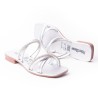Price Shoes Sandalia Plana Para Mujer 462JC009PLATA