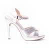 Priceshoes sandalia  de Tacon para mujer 542918PLATA