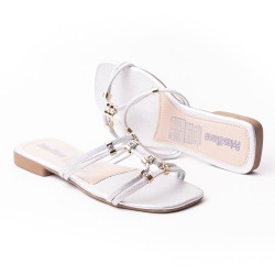 Price Shoes Sandalias Planas Para Mujer 272HV29PLATA
