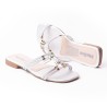 Price Shoes Sandalias Planas Para Mujer 272HV29PLATA