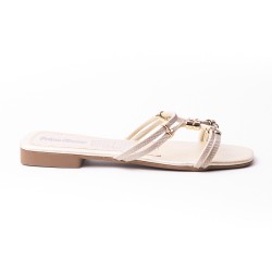 Price Shoes Sandalias Planas Para Mujer 272HV29CHAMPANA