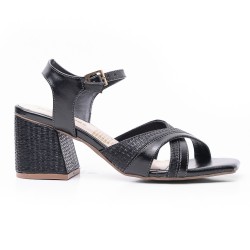 Price Shoes sandalia plataforma para Mujer 962CR121NEGRO