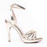 Price shoes sandalia  de Tacon para mujer 882VS020CHAMPANA