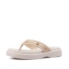 Sandalia playera para mujer Beira Rio 0228537-102CREMA