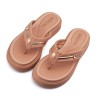 Sandalia playera para mujer Beira Rio 0228537-102NUDE