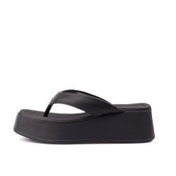 Plataforma para mujer estilo bloque Beira Rio 0228530-100NEGRO