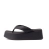 Plataforma para mujer estilo bloque Beira Rio 0228530-100NEGRO