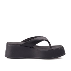 Plataforma para mujer estilo bloque Beira Rio 0228530-100NEGRO