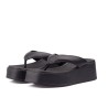 Plataforma para mujer estilo bloque Beira Rio 0228530-100NEGRO
