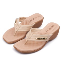 Sandalia para dama Beira Rio 0228527-103CREMA