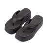 Plataforma para mujer estilo bloque Beira Rio 0228530-100NEGRO