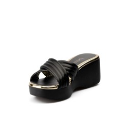 Plataforma para mujer Beira Rio Negro-Dorado 0228455-304DORADO