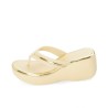 Plataforma para mujer Beira Rio 0228455-305CREMA