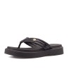 Sandalia playera para mujer Beira Rio 0228537-102NEGRO