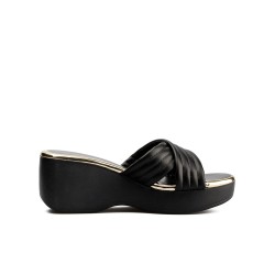 Plataforma para mujer Beira Rio Negro-Dorado 0228455-304DORADO