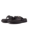 Sandalia playera para mujer Beira Rio 0228537-102NEGRO