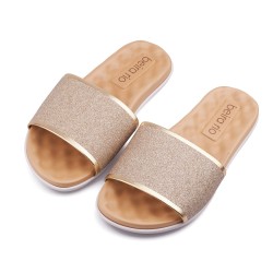 Price Shoes Sandalia plana Mujer 0228360-353DORADO