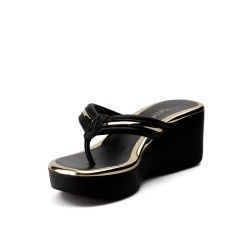 Plataforma para mujer Beira Rio Negro 0228455-305DORADO